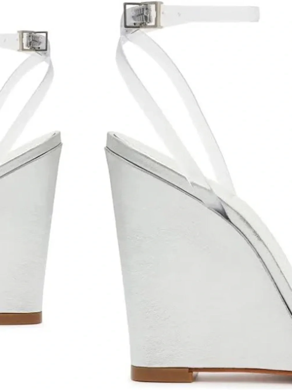 SCHUTZ Amelia Leather Wedge Sandal